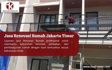 Jasa Renovasi Rumah Jakarta Timur