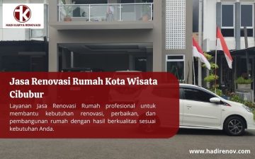 Jasa Renovasi Rumah Kota Wisata Cibubur